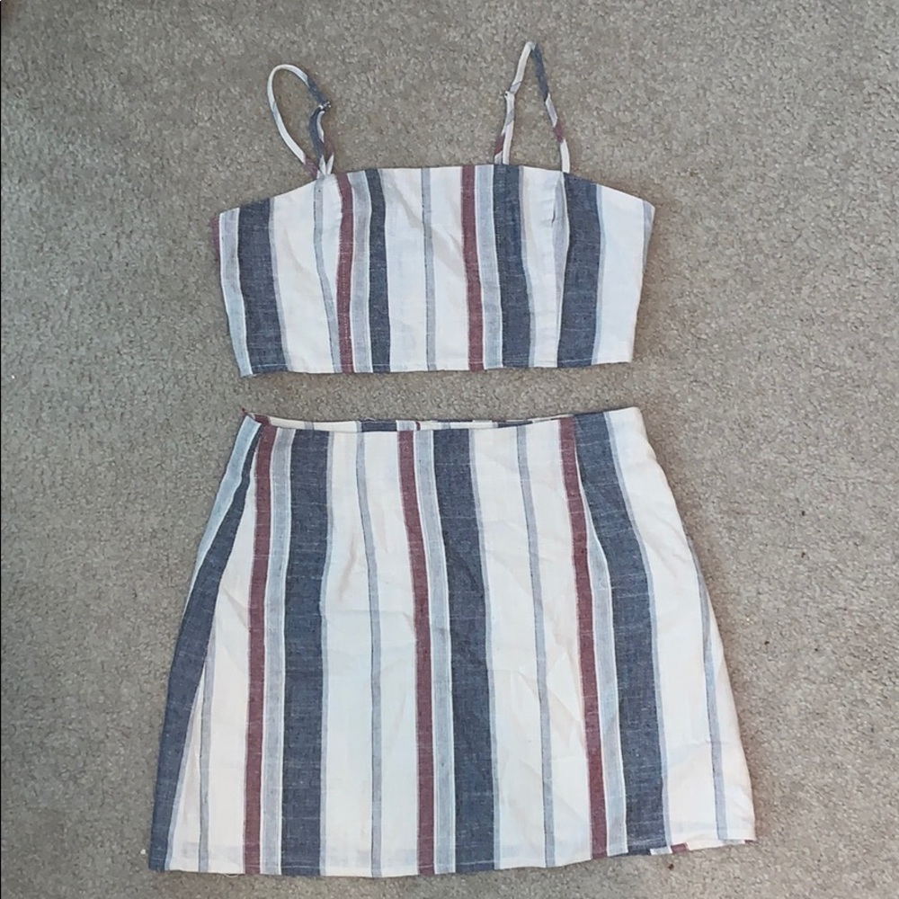 Matching 2 Piece Multicolored Set